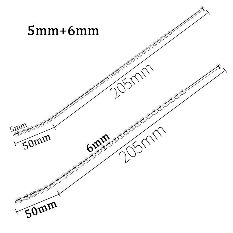 Penis Plug Metal Urethral Dilator Sounding Rod Adult Sex Toys For Men Cock Uretra Dilatation Stainless Steel Urethral Sounds