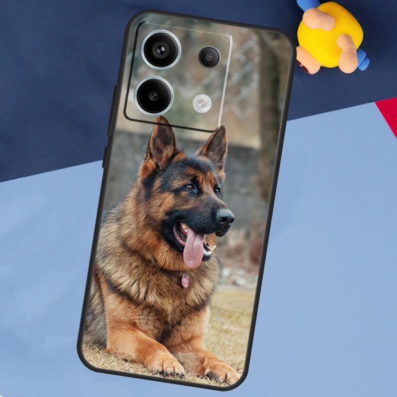 Custodia Cane Pastore Tedesco Per Xiaomi Redmi Note 13 12 11 10 9 8 Pro 12S 11S 10S 9S 10A 9C 10C 12C 13C Cover Posteriore