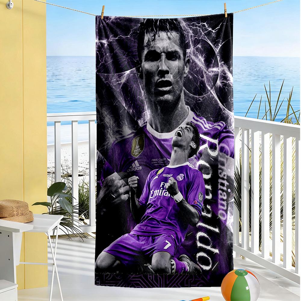 Cristiano Ronaldo Beach Towel Soft Durable Quick-Dry Comfortable Lightweight