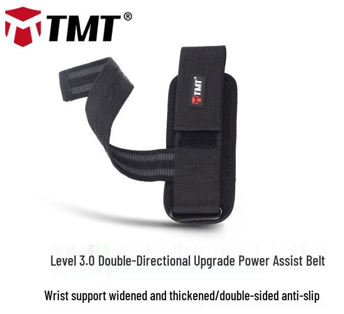 TMT Wrist Wraps & Grip Straps for Men - Non-Slip Powerlifting & Fitness Gloves for Weightlifting & Pull-Ups