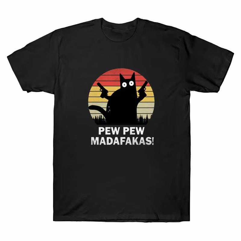 

Kawaii Pew Pew Madafakas Tshirt Women Men Anime Print Shortsleev Tops Casual Fashion Streetwear Girl Boy Gift Tee Camisetas 4XL