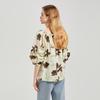 Women's Fashion Printed Short-Sleeve Blouse