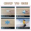 Durability Ski Grip Pad Advanced Antislip for Improved Stability Quick Adhesive Application for Family Ski Trip