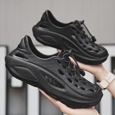 Trendige Herrensandalen Outdoor-Bekleidung Verdickt Rutschfest Abriebfest Mode EVA Geformt Paare Clog Schuhe Großhandel