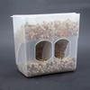 ABS Pigeon Feeding Box Transparent Auto Bird Hanging Box Bird Food Container  Yard