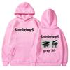 S.Uicideboys Graphic Print HoodieGrey Day