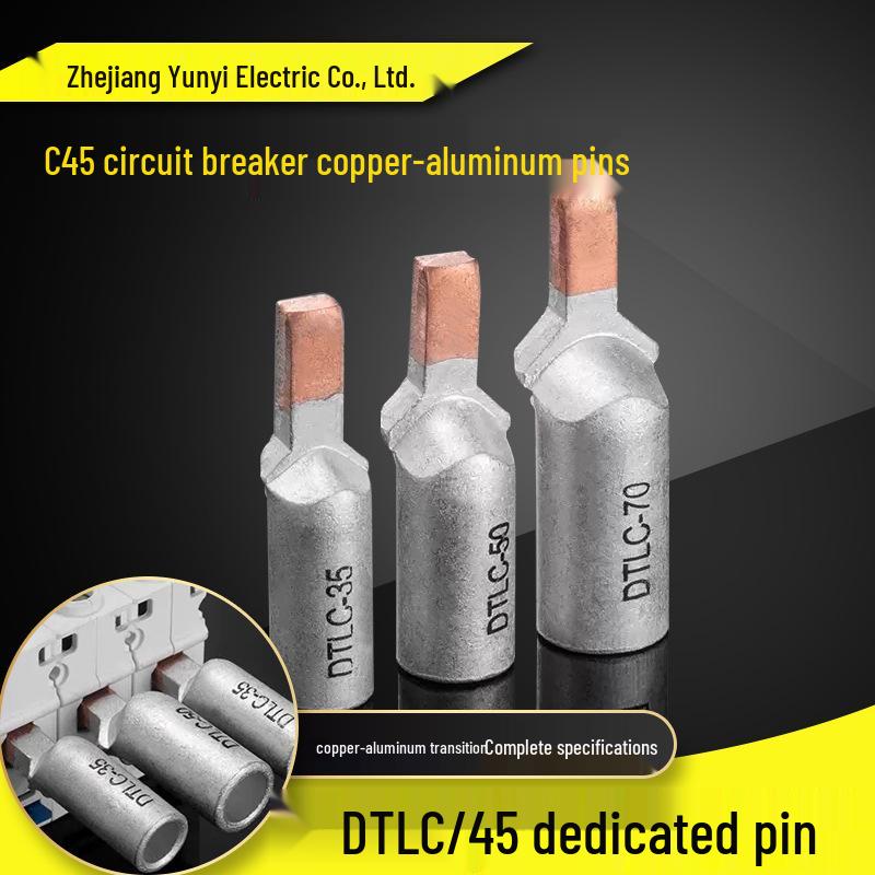 

Copper-Aluminum Pin Wire Terminal C45-16 Transition Adapter DTLC-10 sq