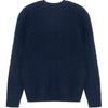 Polo Ralph Lauren FW22 Solid Logo Embroidered Cable Knit Cashmere Sweater Men sweater Navy 710876762-002