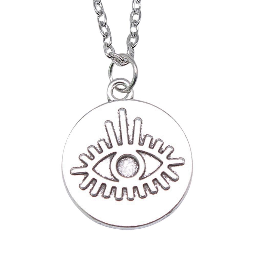 Collana Ciondolo Nodo Celtico Triquetra Stella di Davide Pendente Gioielli Vintage Boho Catena 43cm