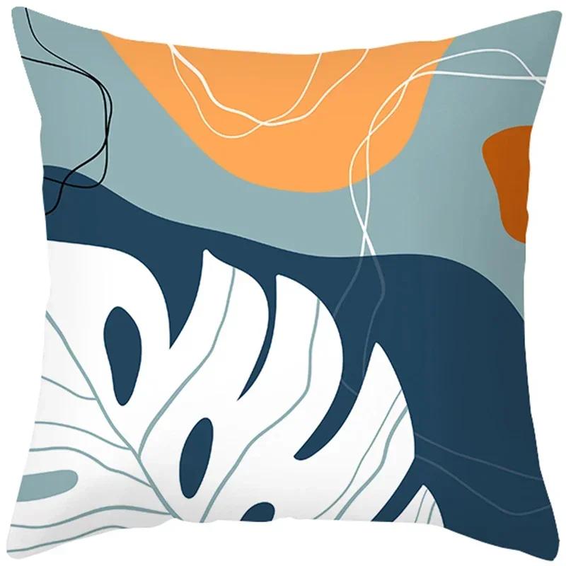 Leaf Throw Pillow Office Sofa Spring Home Decor case Square Flower Cushion Cover