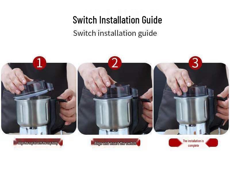 Ultra-Fine Grinder & Crusher for Small Household – Perfect for Grinding Beans and Grains