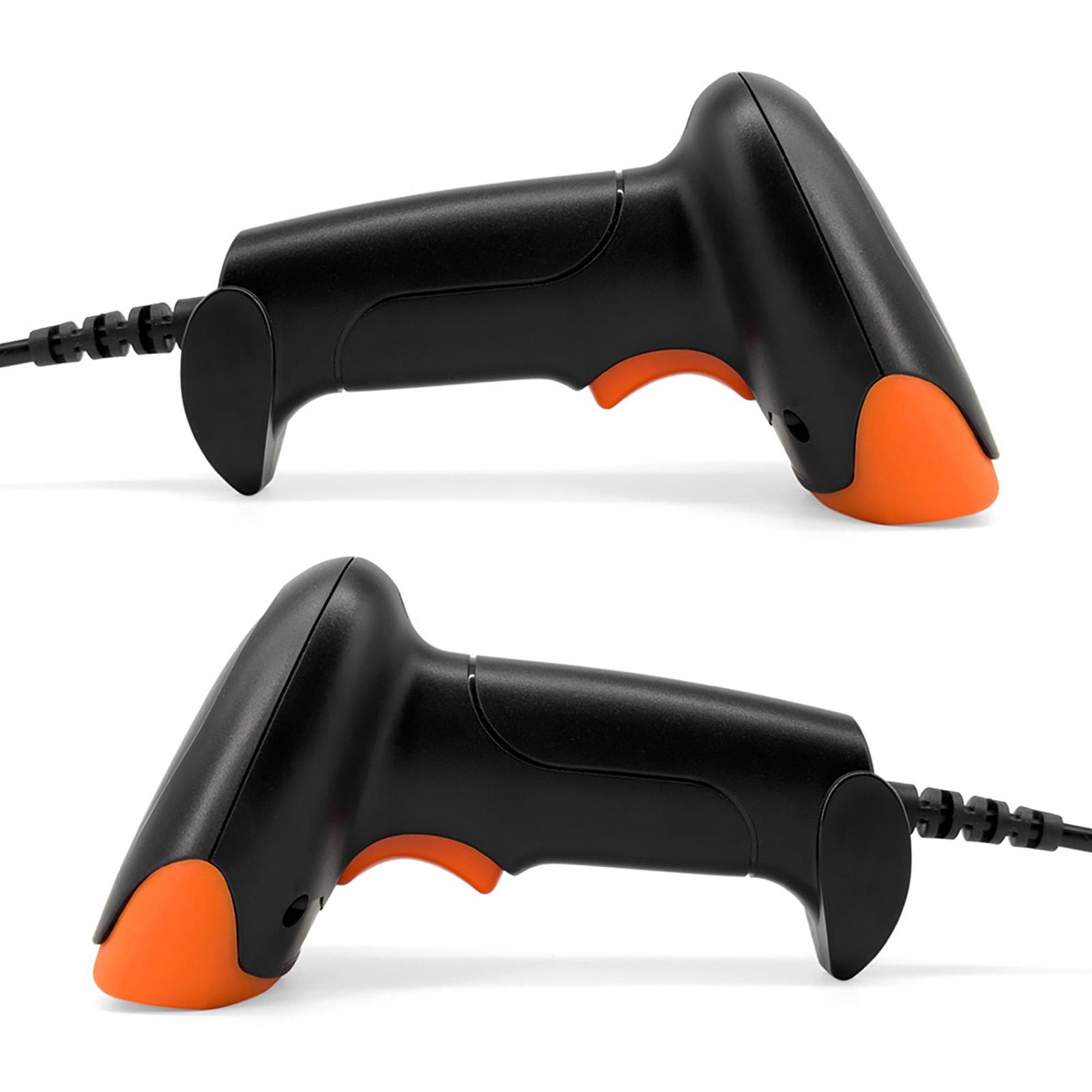 

Handheld 1D 2D QR Barcode Scanner USB Wired Bar Reader Manual Continuous Scanning CMOS Image Sensor Support Paper USB Connect