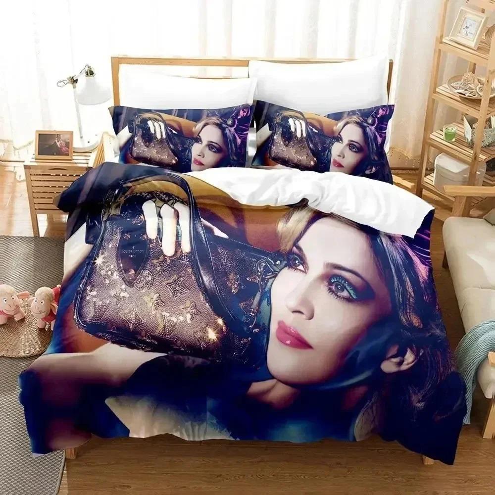 

Madonna Confessions Tour Bedding Set 3D Printed Suitable For Bedroom Duvet Cover Set With Pillowcases Kids Home Textile EU Single(135*200cm)3pcs