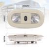 Led Front Overhead Console With Dome Map Light & Sunroof Switch For Ford Beige
