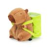 Cute Cartoon Capybara Plush Car Tissue Box Storage Bucket