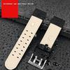 ONENylon +Leather Watchband Strap For Hamilton Kaki Field Aviation H70575733 H71626735 Waterproof Watch Bracelet Male 20mm 22mmMN