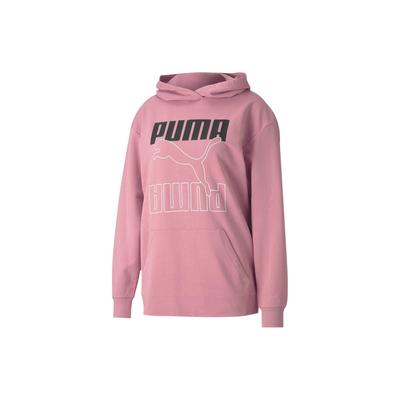 Rebel Logo Printed Sports Hoodie Women Hoodies Pink Purple 586521-16