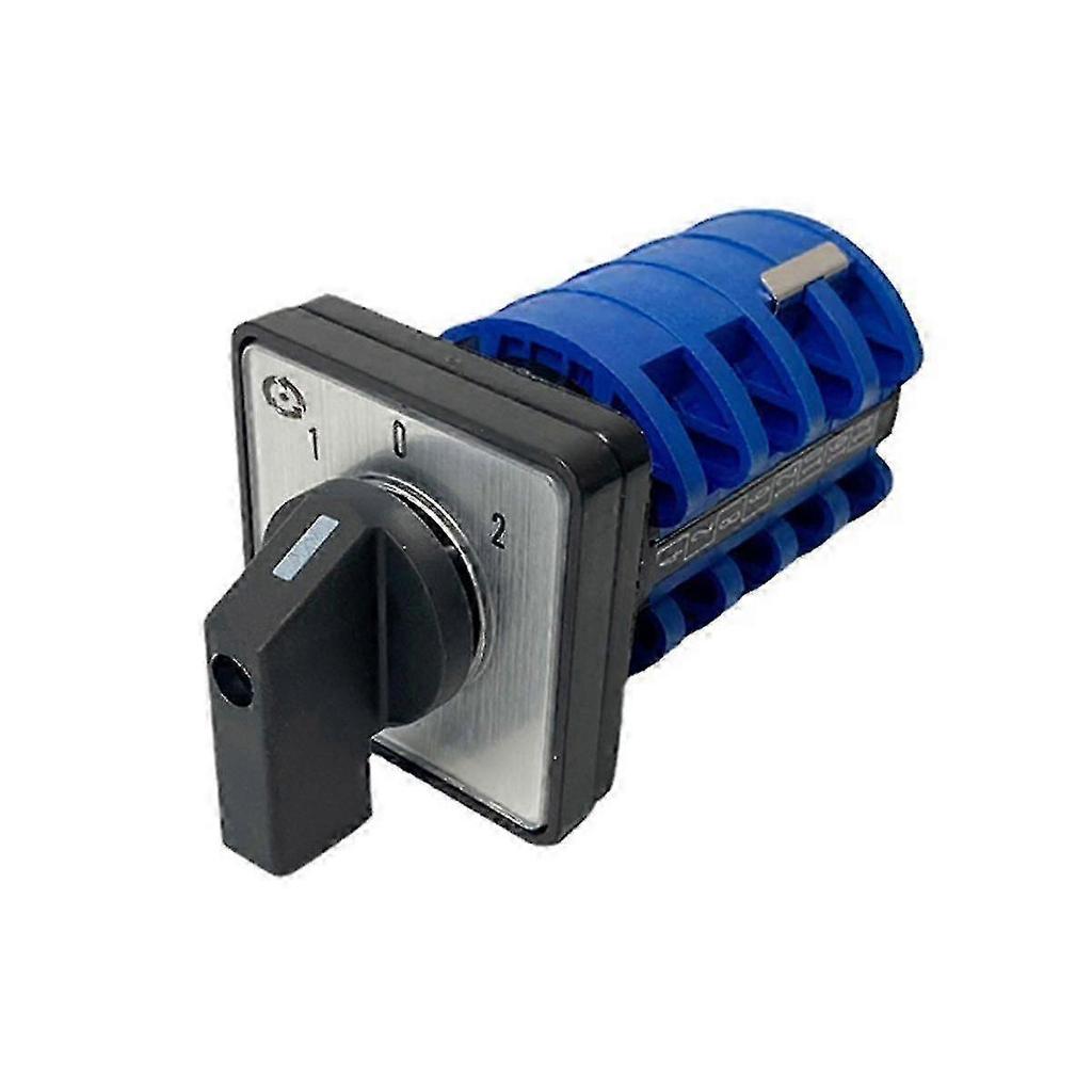 Double Speed Motor Switch, 3 Position 4 Phases 20A 500V On-Off-On Small Plate Changeover Cam Switch