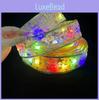 Christmas Party Led Ribbon Lights With Manual Switch For Seasonal Home Decor