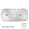 Car Sticker Car Windshield Sun Shade Cover Blocks Rays Protector Interiors For Ford ST-Line Focus Fiesta C-Max Edge Mondeo Explo
