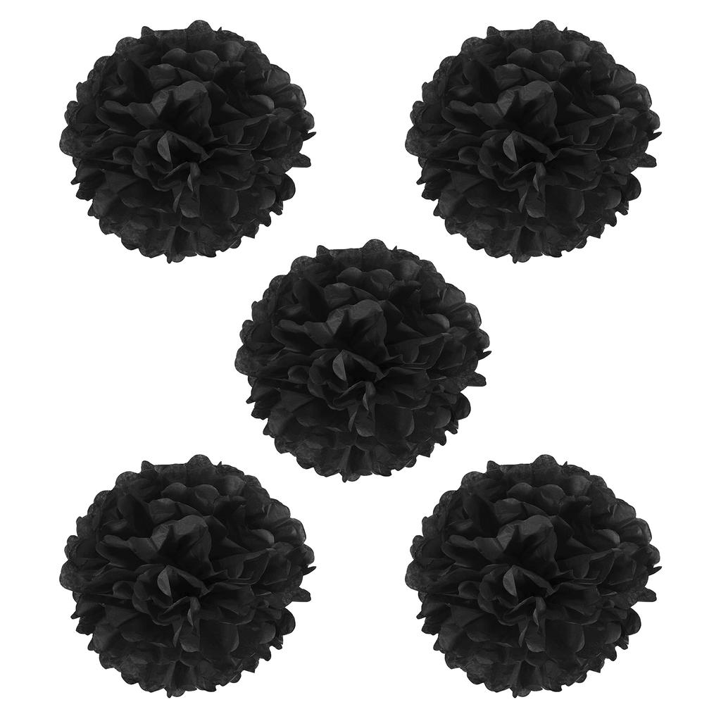 5pcs Paper Flower Ball Tissue Pom Poms Flowers for Wedding Bridal Shower Birthday Bachelorette Party Backdrop Decoration 20cm