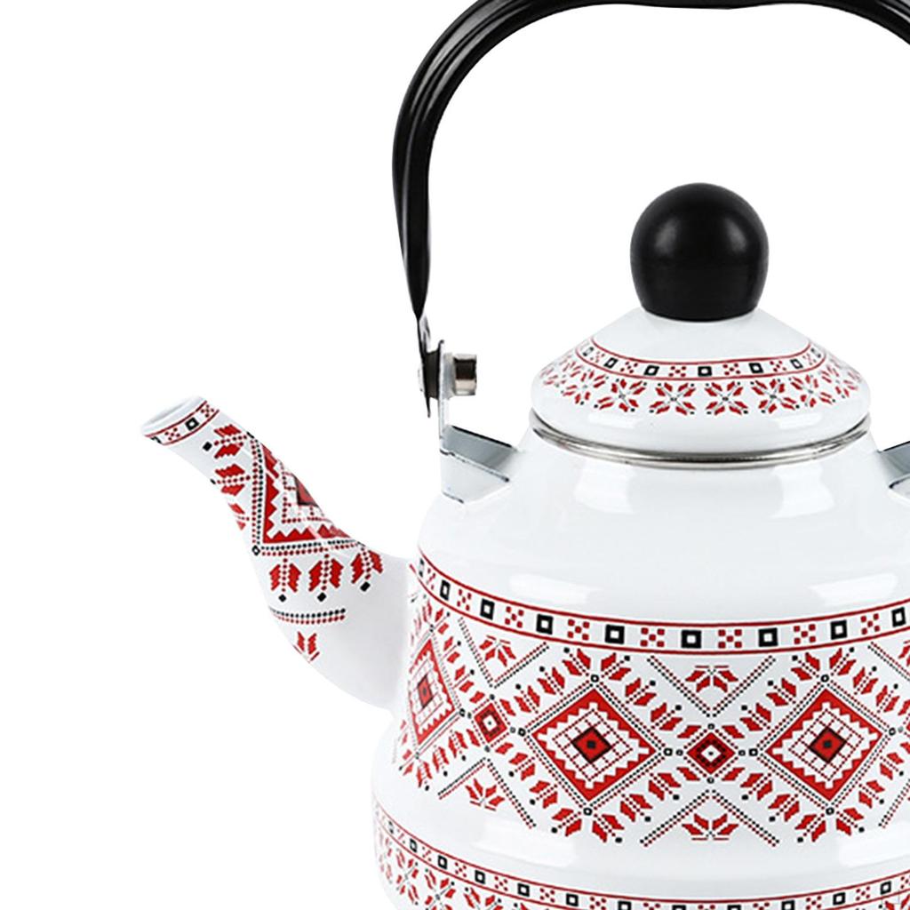 Enamel Tea Kettle Picnic Pot Teapot Water