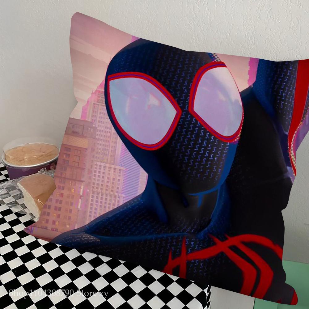 1pc Spidermans Pillow Case Square Bedroom Sofa Leisure Comfort Cushion Car Living Room Home Decoration