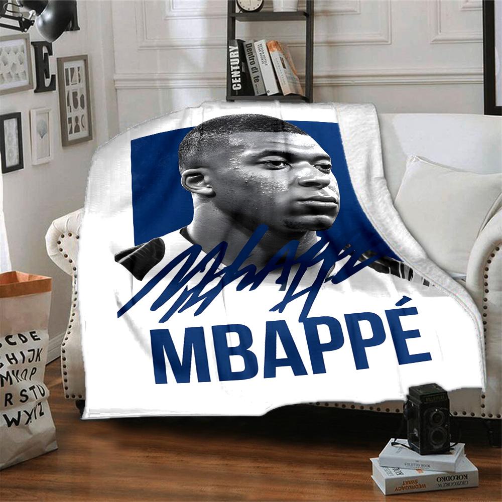 1pc Mbappe6 Blanket, Gift, for Men and Women, Soft Blanket, Good for Sofa Bed Couch Travel, Lightweight Flannel Blanket