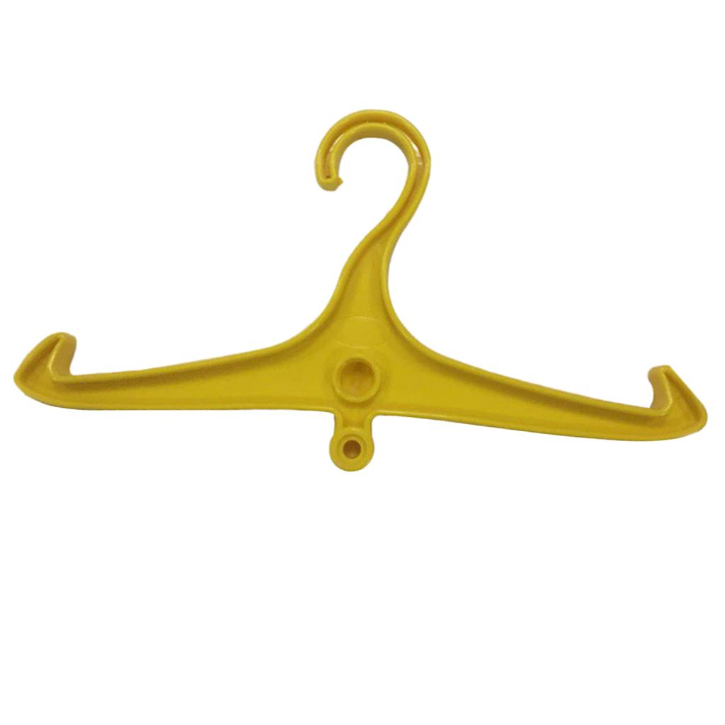 2x Multi Purpose Clothes Hanger For Scuba Diving BCD Wetsuit Holder Yellow