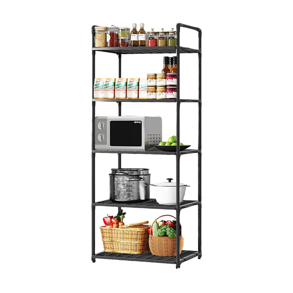5 Tier Storage Shelves Heavy Duty Shelving Unit 66 Lbs Capacity Storage Rack for Kitchen Pantry Closet Bathroom Laundry Garage