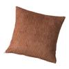 Throw Pillow Comfortable Flannel Adjustable Straps Striped Decorative Pillow Sofa Cushion for Hotel