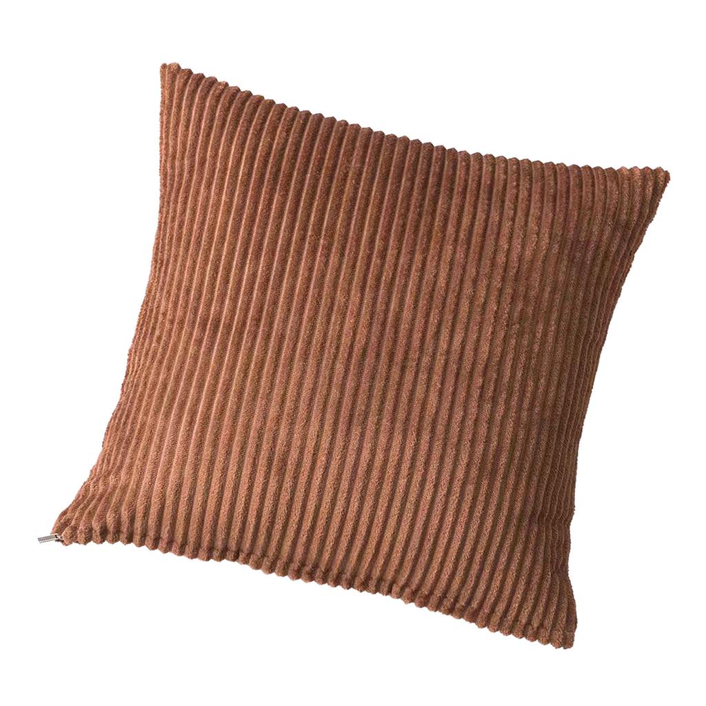 Throw Pillow Comfortable Flannel Adjustable Straps Striped Decorative Pillow Sofa Cushion for Hotel