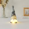Lighted Christmas Gnome Decoration Mini Christmas Plush Gnome Figure Light Up Swedish Tomte Doll for Winter Tabletop Decor
