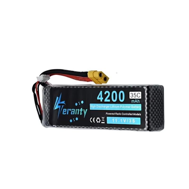 3S Lipo 11.1V 1500mAh 2200mAh 3300mAh 4200mAh 5200mAh 10800mAh Battery For RC Car Airplane Helicopter 11.1V Rechargeable Battery