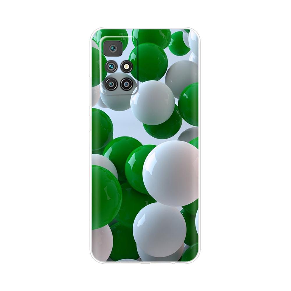 Cover For Xiaomi Redmi 10 Case For Redmi 10 2022 Coque Phone Case Silicone Bumper Shockproof Back Cover For Redmi 10 Fundas 6.5"