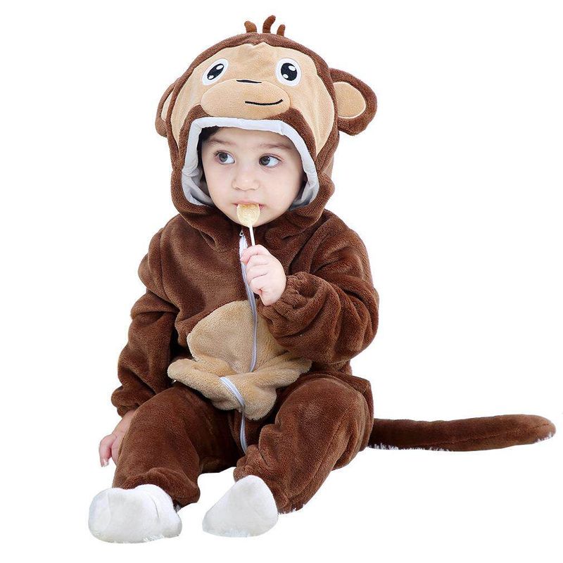 Newborn Baby Child Animal Jumpsuit Performance Wear Baby Cute Crawling Suit Baby Flannel Pajamas Costumes