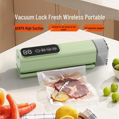 Wireless Digital Vacuum Sealer: Automatic Food & Fruit Storage Machine with Display