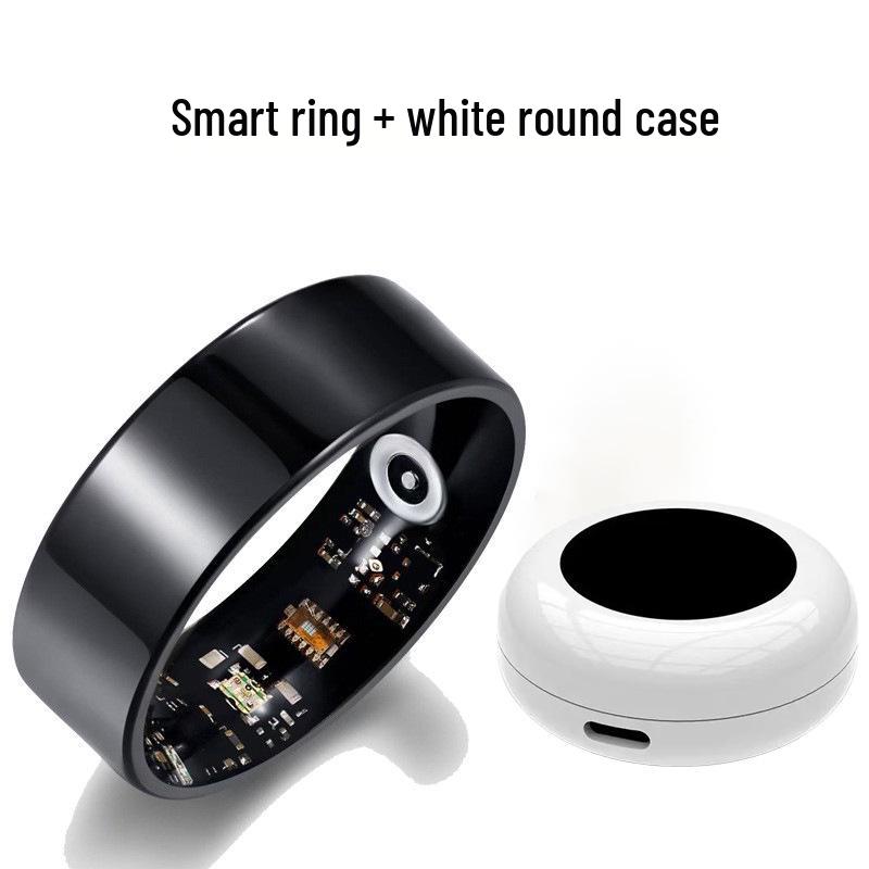 Smart Ring: Heart Rate, Blood Oxygen, Sleep & Stress Monitor with Remote Camera Control & Waterproof Design