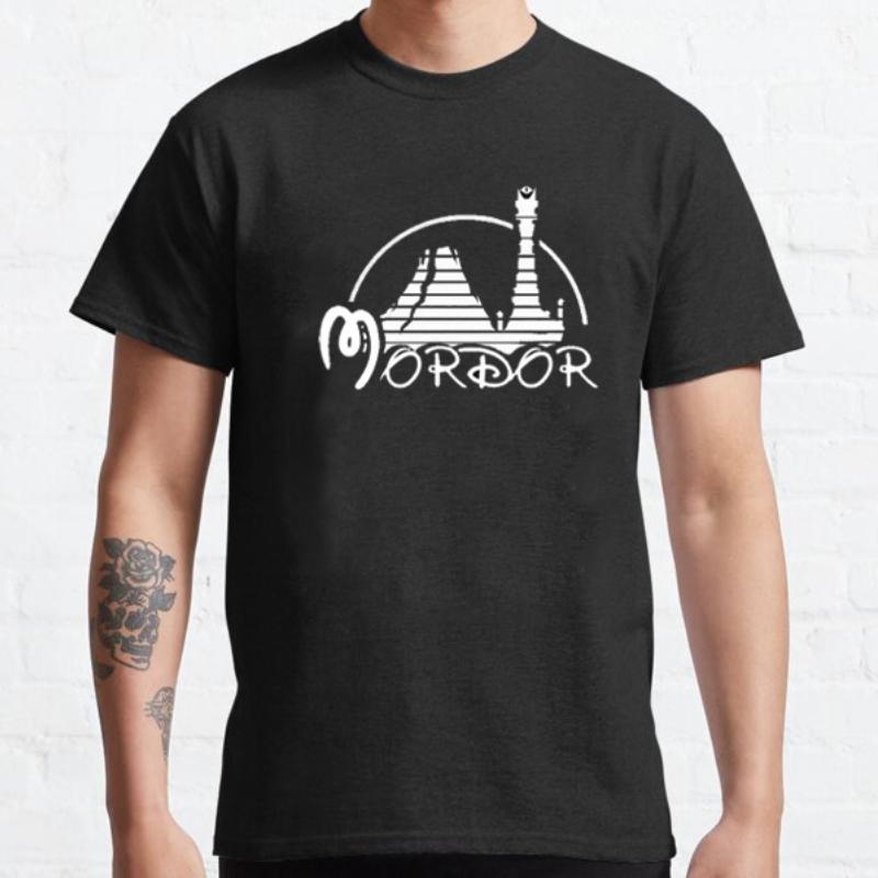 

Men Clothing Mordor Lords of Rings Tolkien Big Tall T-shirt Summer Humor Vintage Unisex Graphic T Shirts Cool Loose Short-sleev 3XL