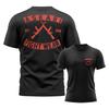 ASKARI Boxing Fighting Men's T Shirt Summer Sports Fitness Breathable Round Neck Short Sleeve Tops Outdoor Trainning Clothing