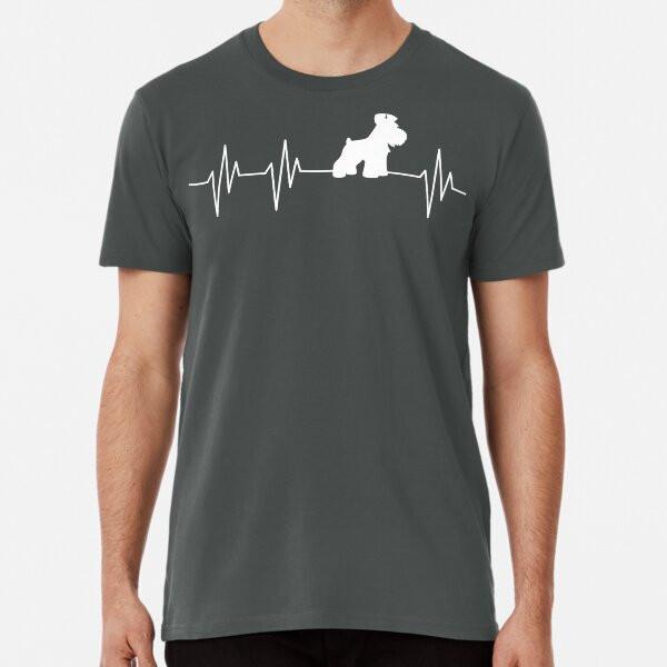

Miniature Schnauzer Heartbeat Premium T-Shir S to 5XL Made in the AU/USA T-Shirt 3XL
