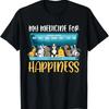 Mein Medikament für Glück Hunde Jeden Tag Hundeliebhaber T-Shirt
