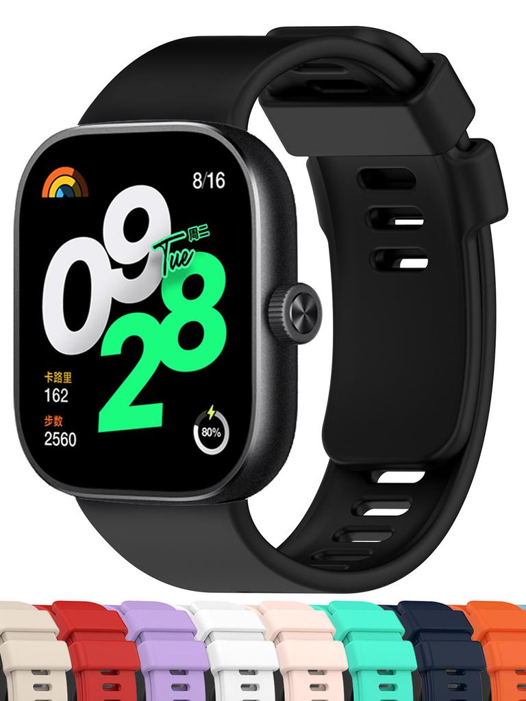 Silicone Band for Redmi Watch 4 Strap accessories sport correa Replacement belt Original bracelet for Xiaomi mi band 8 pro Strap