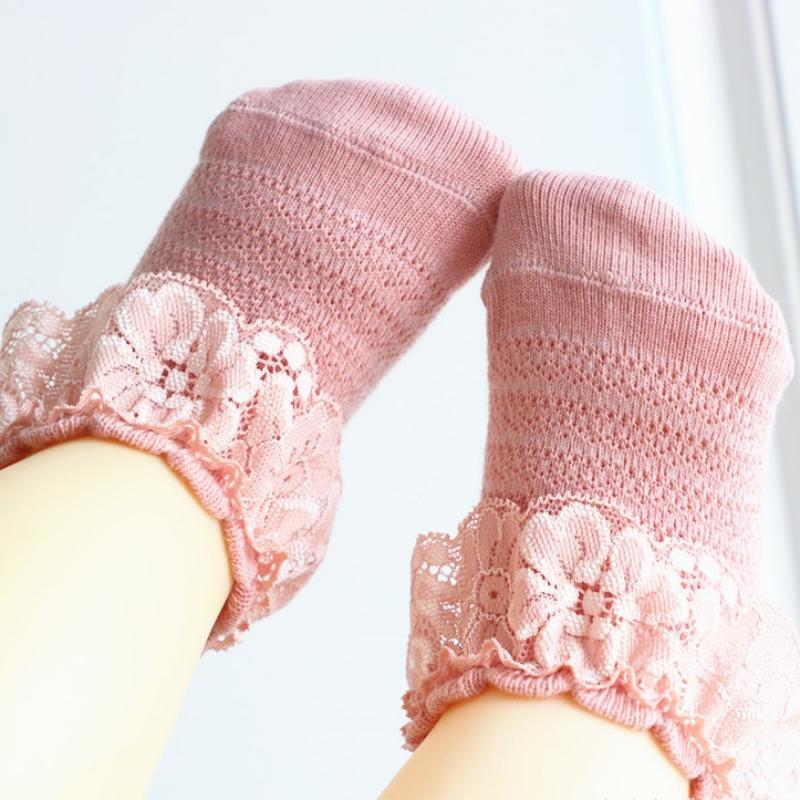 Children Thin Lace Baby Socks Newborn Cotton Breathable Baby Girls Sock Cute Princess Style Toddler Socks Baby Accessories