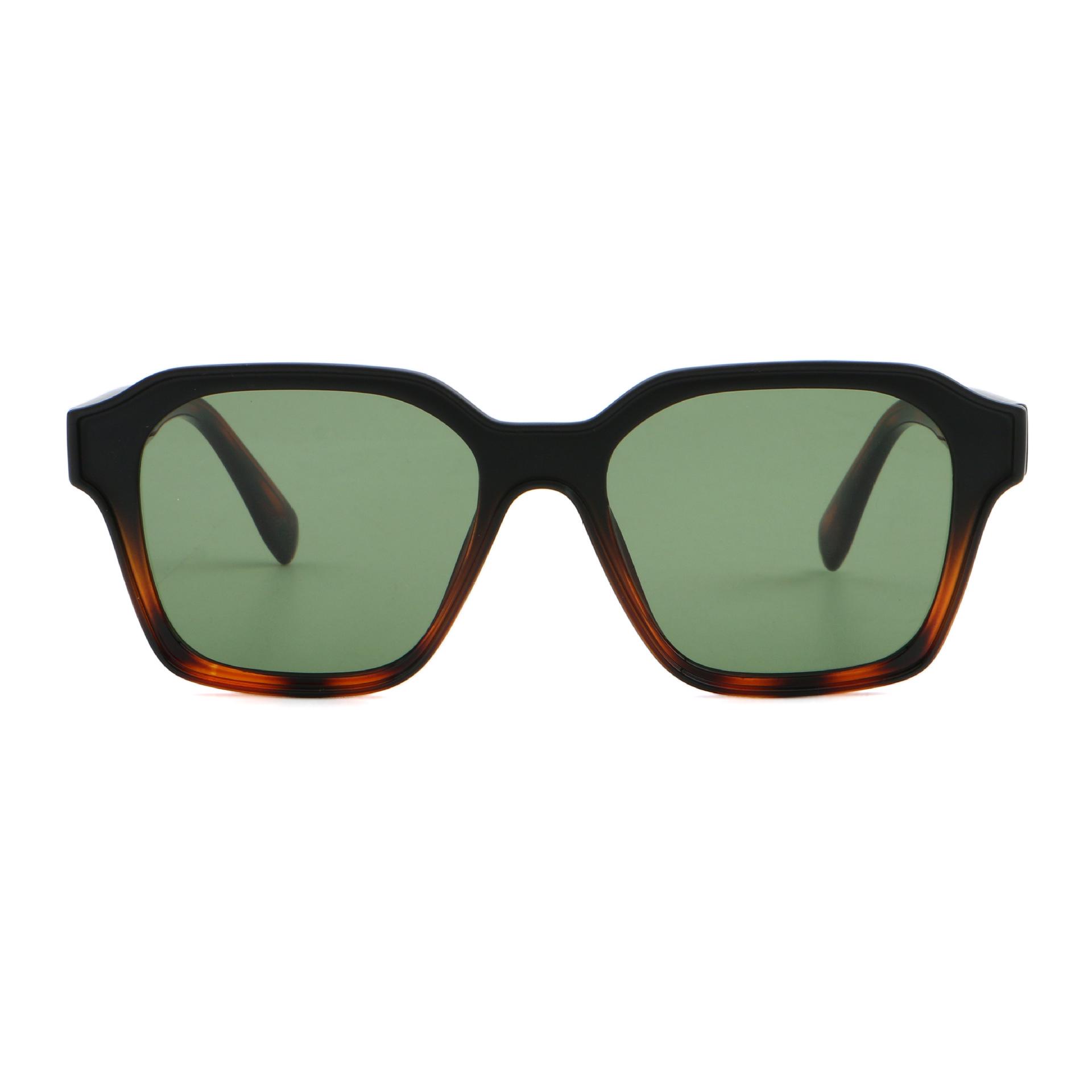 Stylish Sunglasses 8809 with Propionate Temple Inserts for Men & Women - European & American High-End Sun Protection