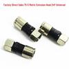 Universal 75-5 Compression F Connector for Metric & Imperial Cable TV Wire, 24 Shielded