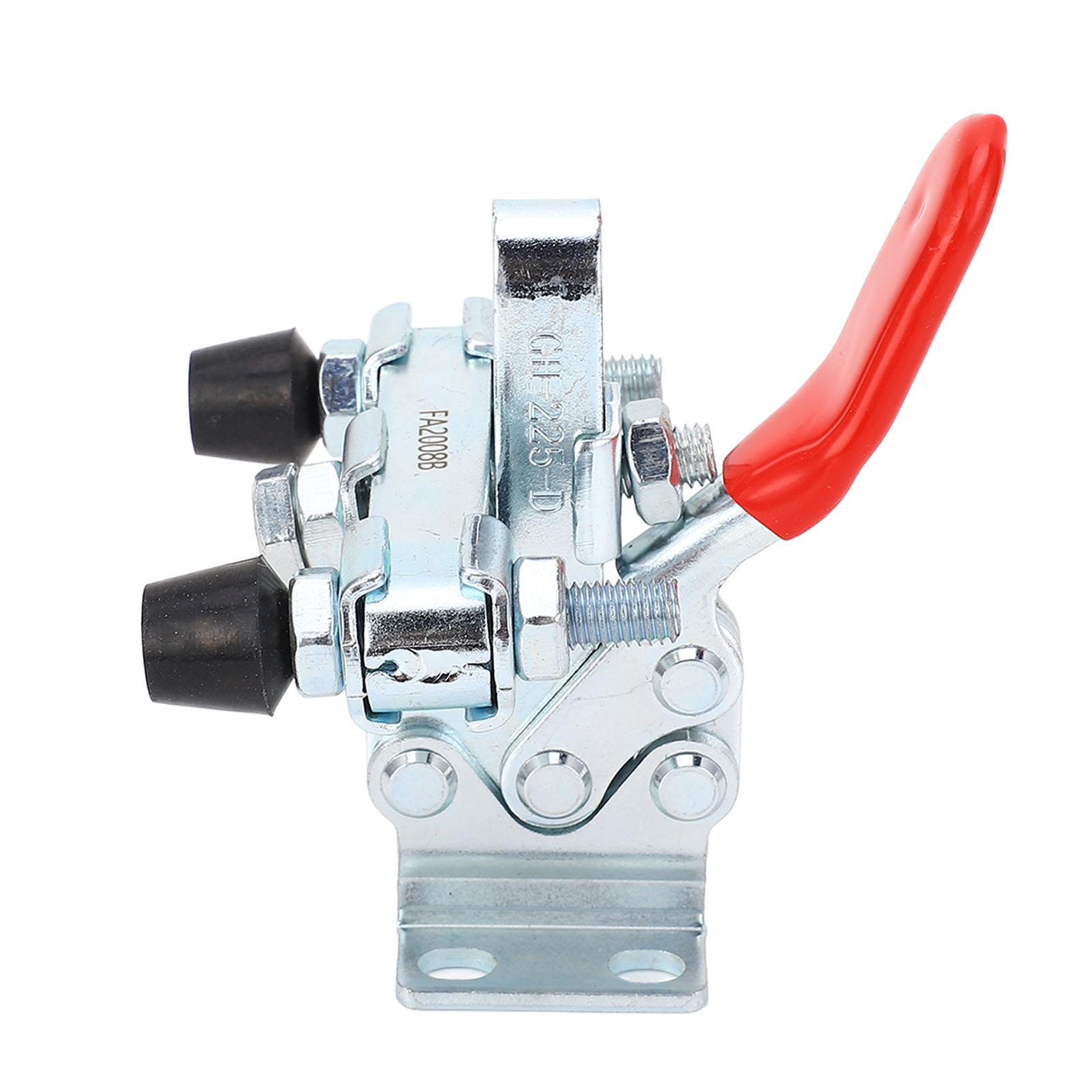 

Быстроразъемный горизонтальный зажим из высокоуглеродистой стали с двумя головками, прижимной зажим с шарнирным соединением