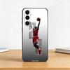 Sports M-Michael Jeffrey Jordan Phone Case Black Silicone Soft For Samsung Galaxy A73,A72,A71,A70,A53,A52,A51