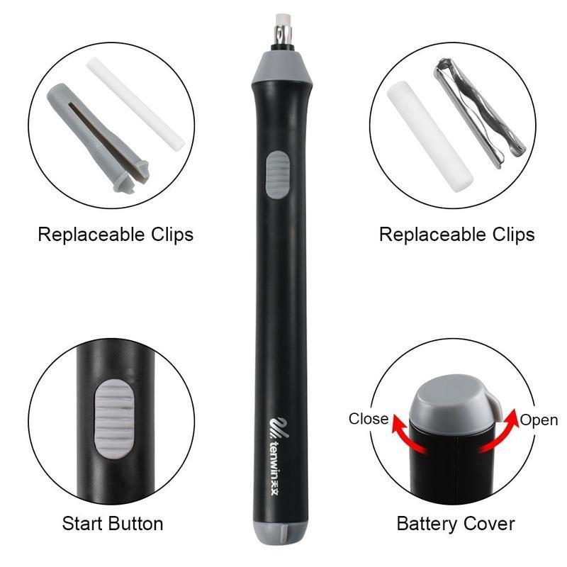 Electric Eraser Pencil Drawing Mechanical Cute Kneaded Erasers for Kids School Office Supplies