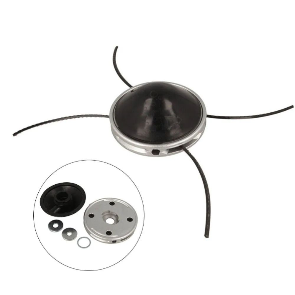 Heavy-duty Metal Grass Trimmer Head Easy Load Design Aluminum Trimmer Head Garden Tool